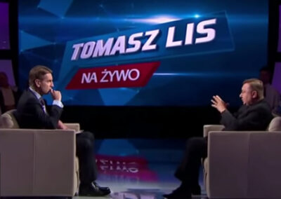 Ks. Jacek Stasiak w programie Tomasz Lis na żywo